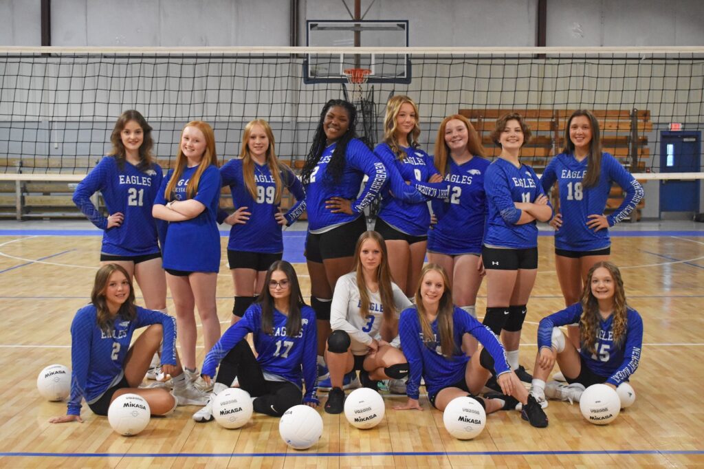 Newberry Academy varsity and middle school volleyball team